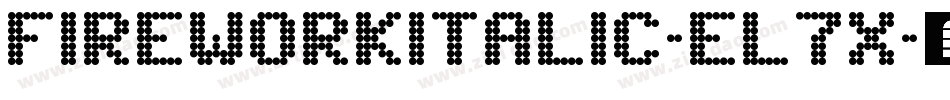 FireworkItalic-el7x字体转换