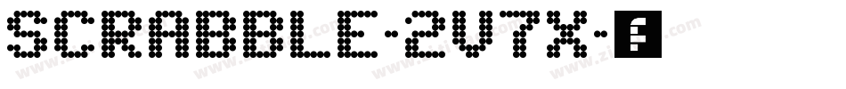 Scrabble-2v7X字体转换 Scrabble-2v7X字体转换