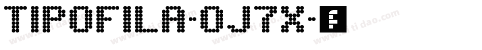 Tipofila-0j7X字体转换
