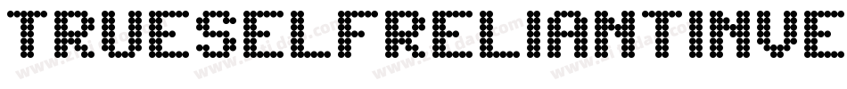 TrueSelfReliantInverse-4B7x6字体转换