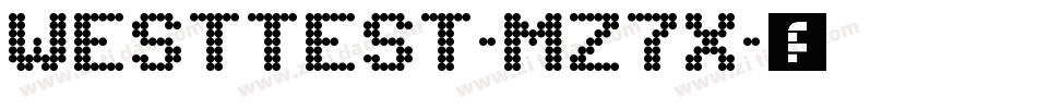 WestTest-MZ7x字体转换