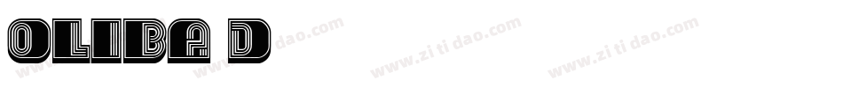 Oliba3D字体转换