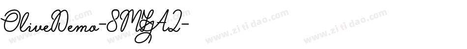 OliveDemo-8MZA2字体转换