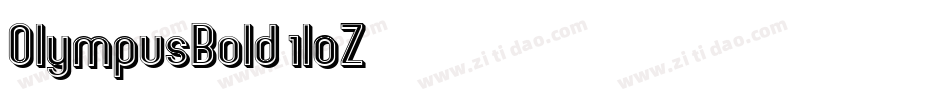 OlympusBold-1l0Z字体转换