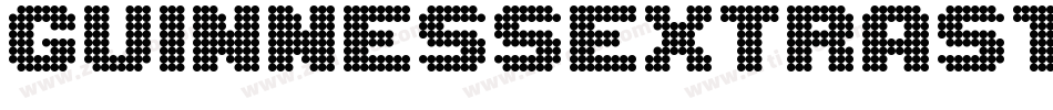Guinnessextrastout-VV8x字体转换