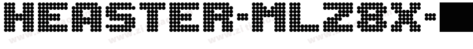 Heaster-mLZ8x字体转换