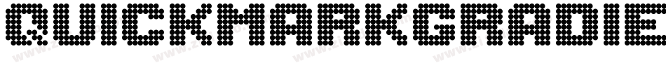 QuickmarkGradientItalic-B8x8字体转换