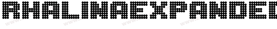 RhalinaExpanded-v8x7字体转换
