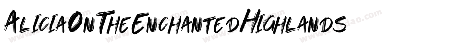 AliciaOnTheEnchantedHighlands-v5qE字体转换