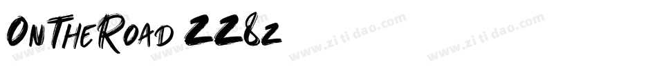 OnTheRoad-ZZ8z字体转换
