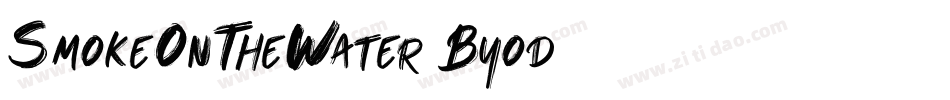 SmokeOnTheWater-Byod字体转换