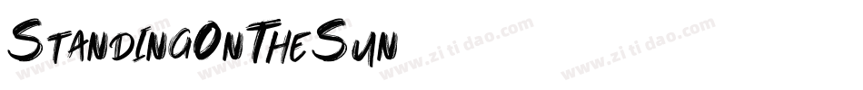 StandingOnTheSun字体转换
