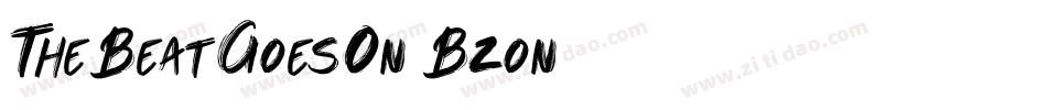 TheBeatGoesOn-Bzon字体转换
