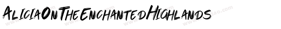 AliciaOnTheEnchantedHighlands-v5qE字体转换