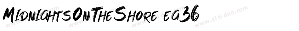 MidnightsOnTheShore-eg36字体转换