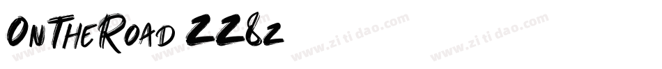 OnTheRoad-ZZ8z字体转换