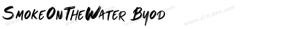 SmokeOnTheWater-Byod字体转换