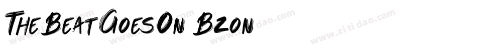TheBeatGoesOn-Bzon字体转换
