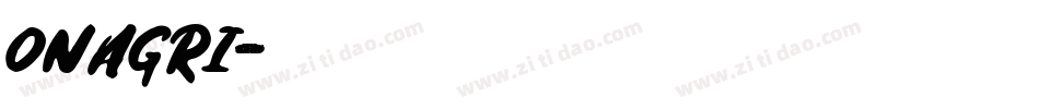Onagri字体转换