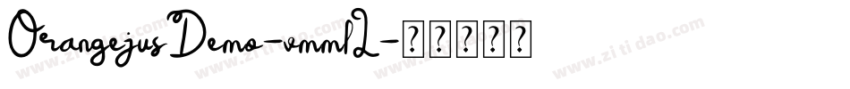 OrangejusDemo-vmmlL字体转换