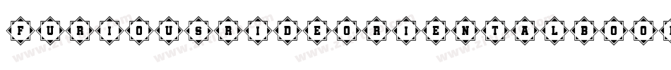 FuriousRideOrientalBook字体转换