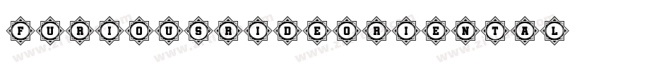 FuriousRideOriental字体转换