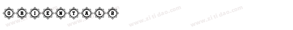 Oriental2字体转换