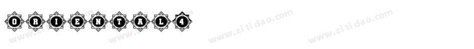Oriental4字体转换