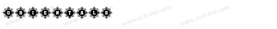 Oriental5字体转换