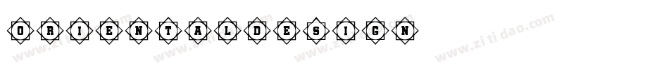OrientalDesign字体转换