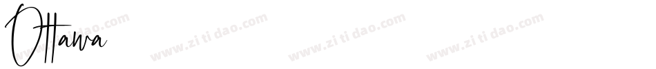 Ottawa字体转换