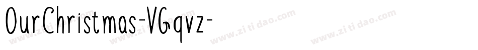 OurChristmas-VGqvz字体转换