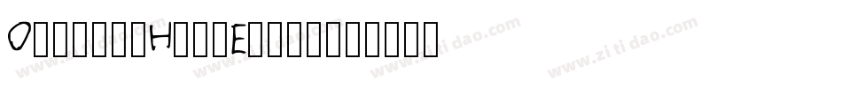 OutwestHalfEmpty字体转换
