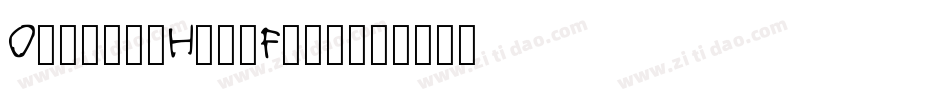 OutwestHalfFull字体转换