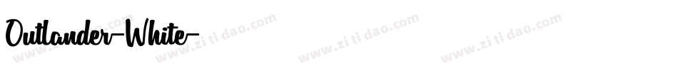 Outlander-White字体转换
