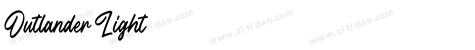 Outlander-Light字体转换