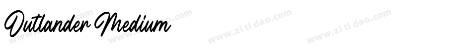 Outlander-Medium字体转换