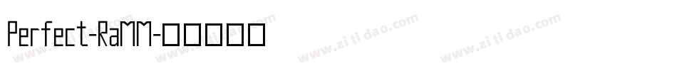 Perfect-RaMM字体转换