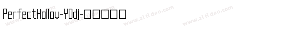 PerfectHollow-YDdj字体转换