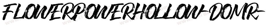 FlowerPowerHollow-domR字体转换