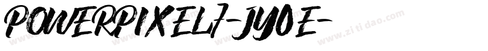 PowerPixel7-Jy0E字体转换