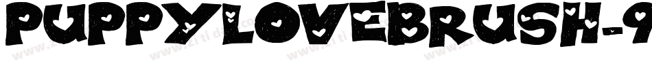 PuppyLoveBrush-9Yoz7字体转换