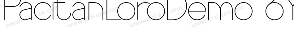 PacitanLoroDemo-6YyYx字体转换
