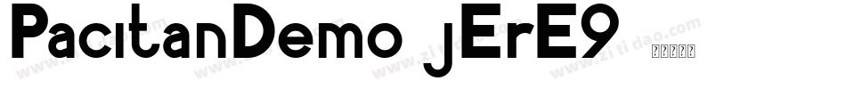PacitanDemo-jErE9字体转换