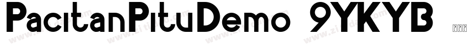 PacitanPituDemo-9YKYB字体转换