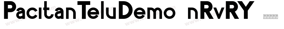 PacitanTeluDemo-nRvRY字体转换