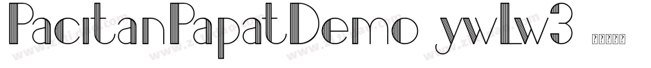 PacitanPapatDemo-ywLw3字体转换