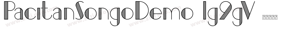 PacitanSongoDemo-lg9gV字体转换