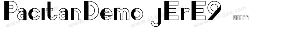 PacitanDemo-jErE9字体转换