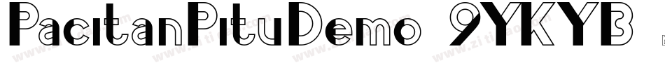 PacitanPituDemo-9YKYB字体转换